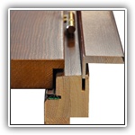 Przekrój ościeżnicy regulowanej