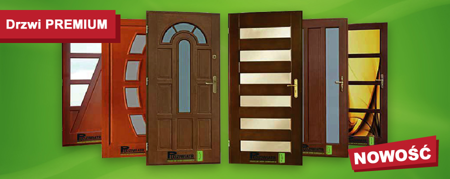 Drzwi zewnętrzne drewniane od producenta